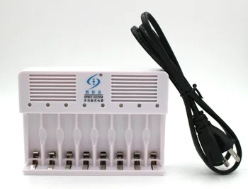 

8 Slots Smart Intelligent Battery Charger For AA / AAA1.6V Ni-Zn and 1.2v NiMH Rechargeable Batteries