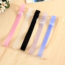 6 пар эластичных бюстгальтеров на бретельках, силиконовый бюстгальтер, интимные аксессуары, регулируемое нижнее белье, невидимые плечевые ремни, женский бюстгальтер на бретельках