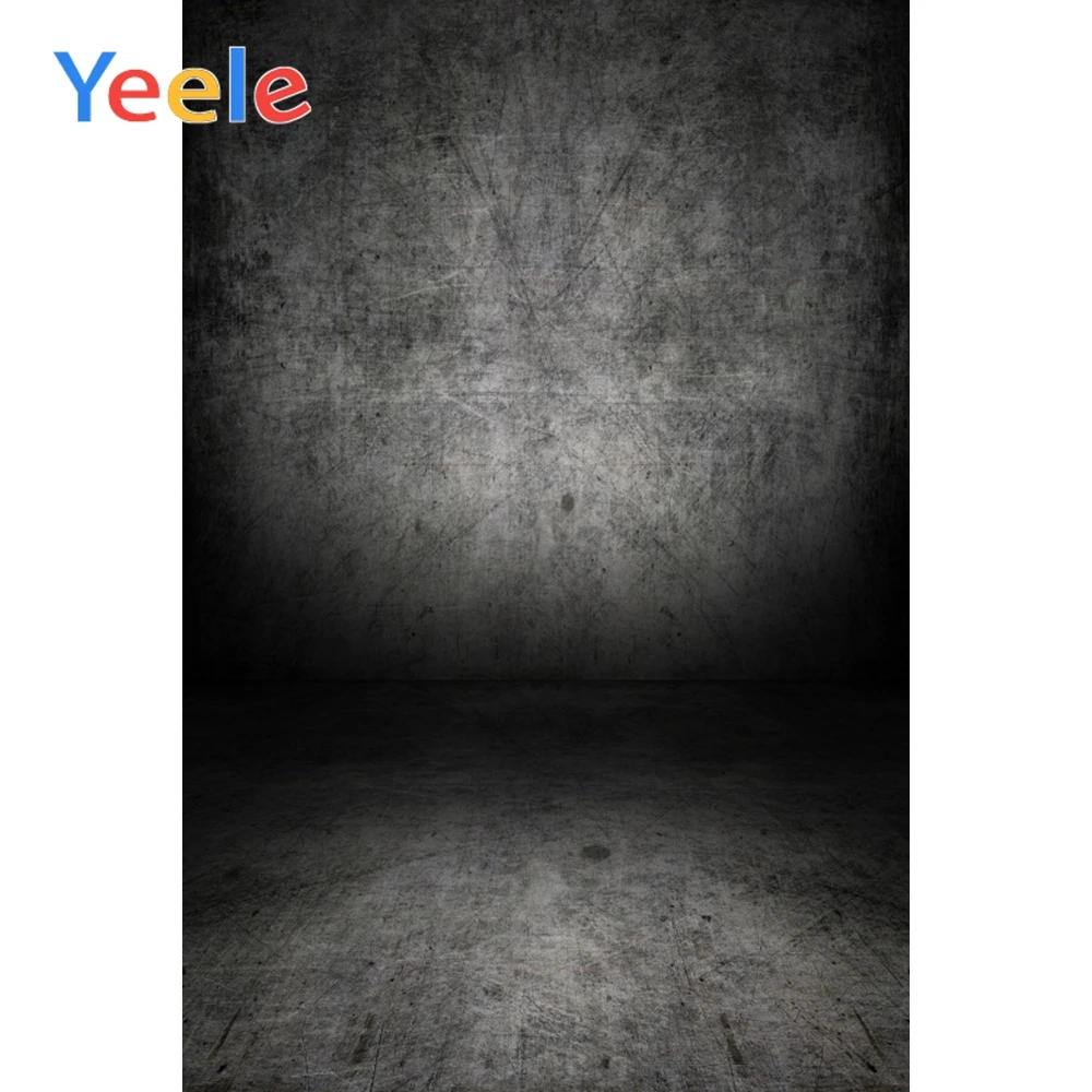 Серый градиентный фон Yeele Grunge реквизит для портретной съемки бесшовный Фотофон