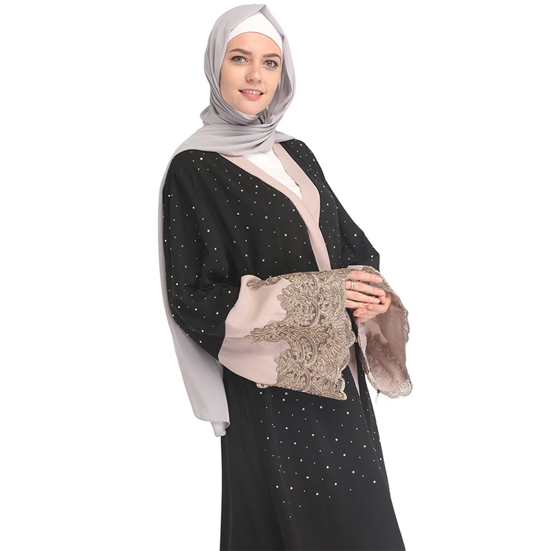 Abaya Дубай, Турция мусульманский хиджаб платье Кафтан Исламская одежда abaya s Женская Jilbab Eid Восточный халат из марокена халат Рамадан Elbise Giyim