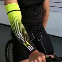 1 пара, защита от солнца для велоспорта, бега, велоспорта, защитные рукава, Мужские дышащие спортивные рукава для бега, шелковые рукава