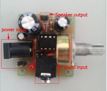 LM386 электронный DIY Kit супер плата мини-усилителя DIY Усилитель Kit 3 V-12 V Мощность усилитель костюм Fun ICSK025A для небольших Динамик