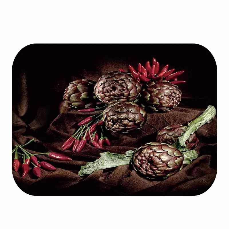 New Anti-Slip Carpet Waterproof Entrance Doormat Retro Buildings Print Area Rug For Kitchen Bathroom Tapete Home Decor Floor Mat