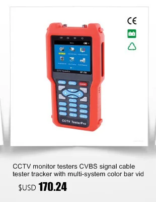 CCTV мониторы тестеры CVBS сигнала Кабельный тестер трекер с мульти системы цвет бар Видео генератор NOYAFA NF-708