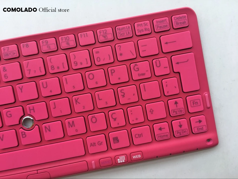 TR Turkish Keyboard For SONY VPC P11 Series P119 P119JC P118 P115 With red Frame Laptop Keyboard TR layout (2)