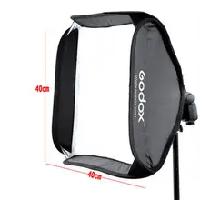 Godox Softbox 40*40 cm / 15″ * 15″ Diffuser Reflector for Speedlite Flash Light Professional Photo Sutdio 40×40 cm Soft box