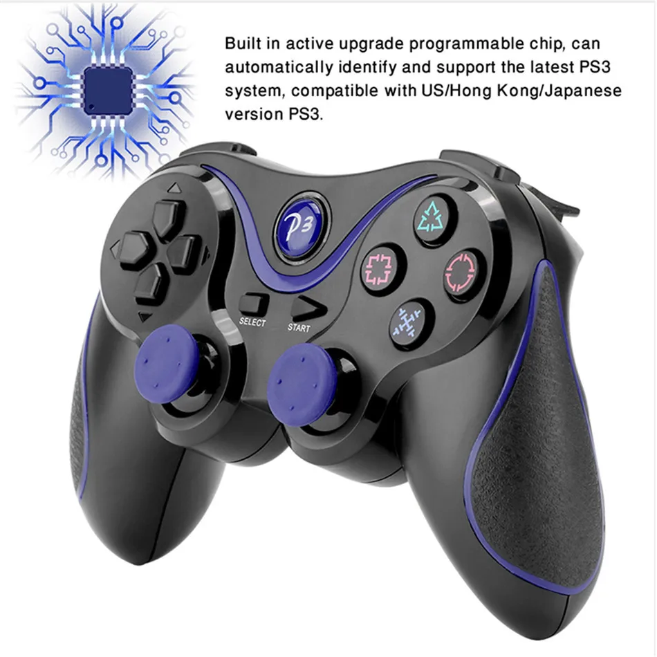 Wireless-Bluetooth-Gamepad-Joystick-Joypad-Dual-Vibration-Game-Controller-For-Playstation-Sixaxis-Motion-Sensing-PS3-Controller (2)