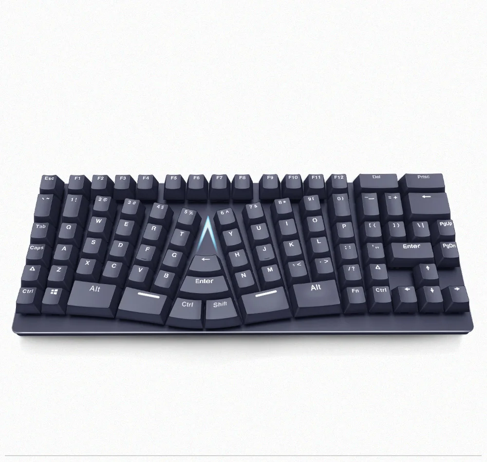 X-BOWS X BOWS ERGONOMIC MECHANICAL KEYBOARD with Gateron switch software for programming type C USB