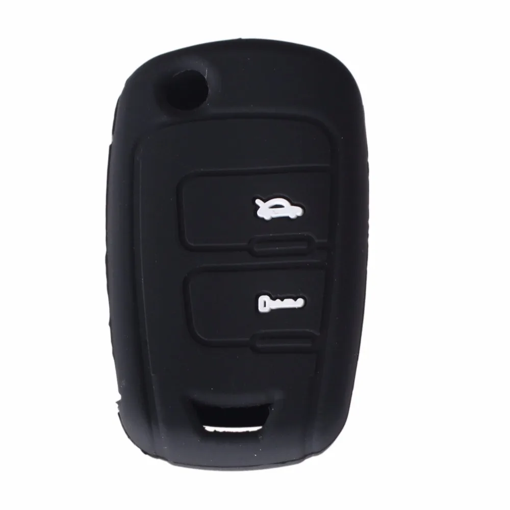 Силиконовый чехол KEYYOU для ключа защитный Chevrolet Epica Sail Складной флип с двумя