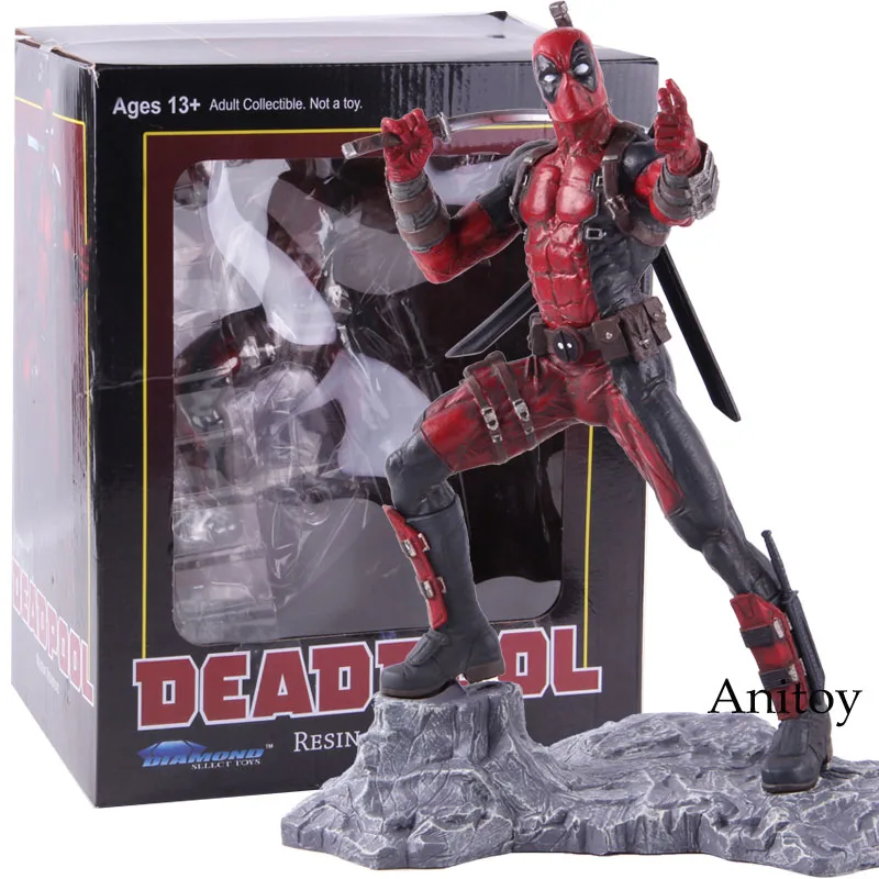 

Diamond Select Toys Marvel Premier Collection Deadpool Resin Statue Figure Dead Pool Collectible Model Toy