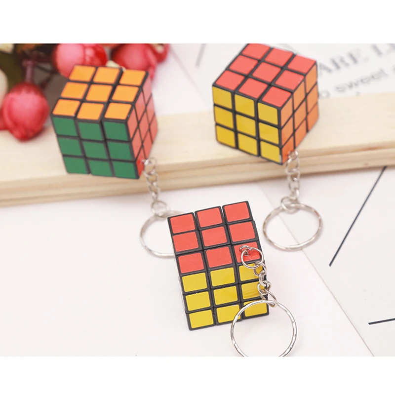 Мини 3x3x3 Profissional Magic Cube Competition speed Puzzle Cubes игрушки для детей cubo magico No sticker Rainbow-10