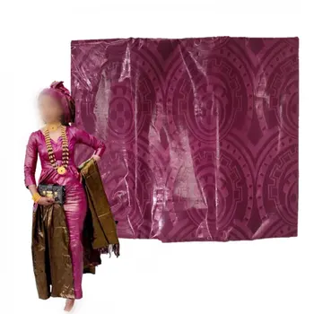 

Mali Style bazin riche brocade material jacquard brocade fabric nigerian lace guinea brocade fabric for clothing 5yard AB30