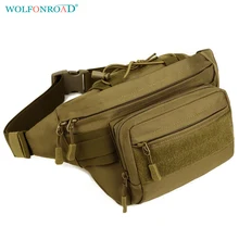 WOLFONROAD Мужчины Тактический Талия Сумка Запуск Талия Пакеты Fanny Pack ПОЯСНАЯ СУМКА Открытый Военный Туризм Велоспорт Чемоданчик туристический рюкзак походный сумка тактическая L-SHZ-62