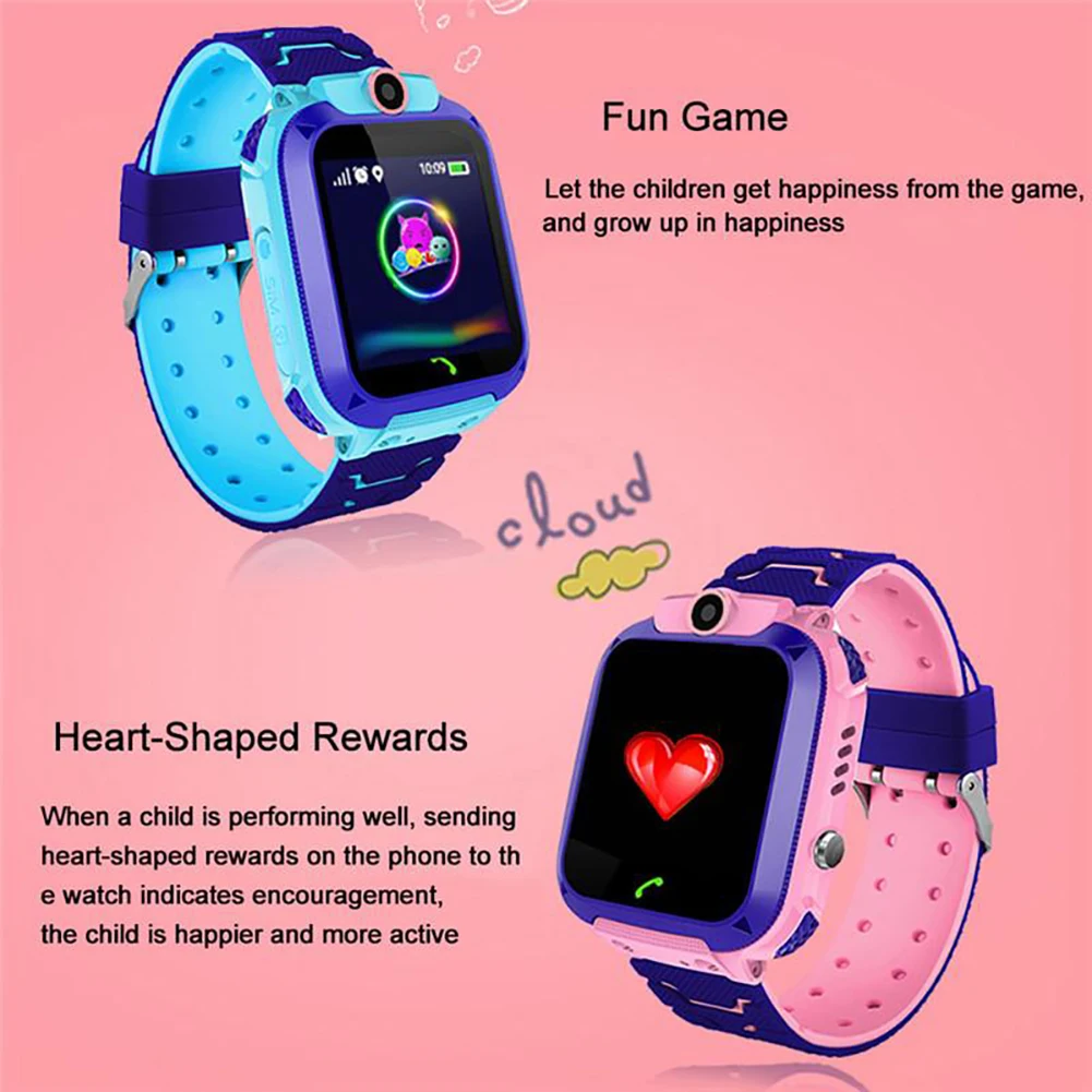  Wasserdicht IP67 smart watch mit GPS GSM Locator Touchscreen Tracker SOS für Kinder Lage Tracker An