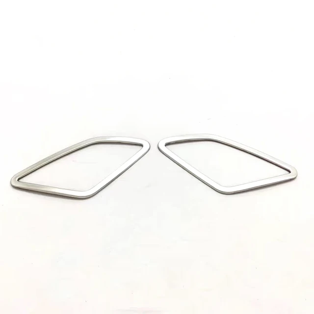 For Skoda Karoq 2017 2018 Stainless Steel Interior Front Side Speaker Audio Cover Trim 2pcs Car Styling