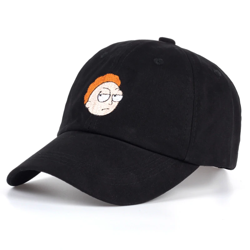 Unisex الماركة المتحركة ريك و morty morty أبي تعديل ريك جودة عالية العظام سنببك قبعات البيسبول كاب casquette