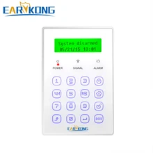 433 МГц Беспроводная клавиатура сенсорная клавиатура Поддержка меню направляющий дисплей только для наших M2B/M2C/M2E домашняя охранная сигнализация