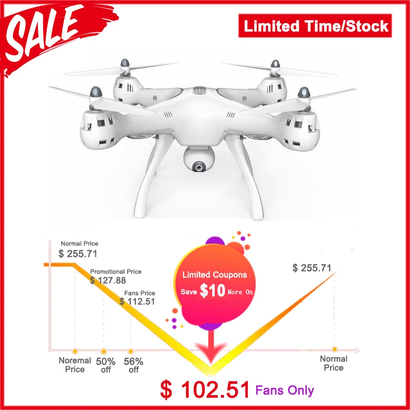 

Syma X8 PRO Professional GPS Drones with camera hd RC Quadcopter WIFI FPV remote control Dron VS MJX B5W