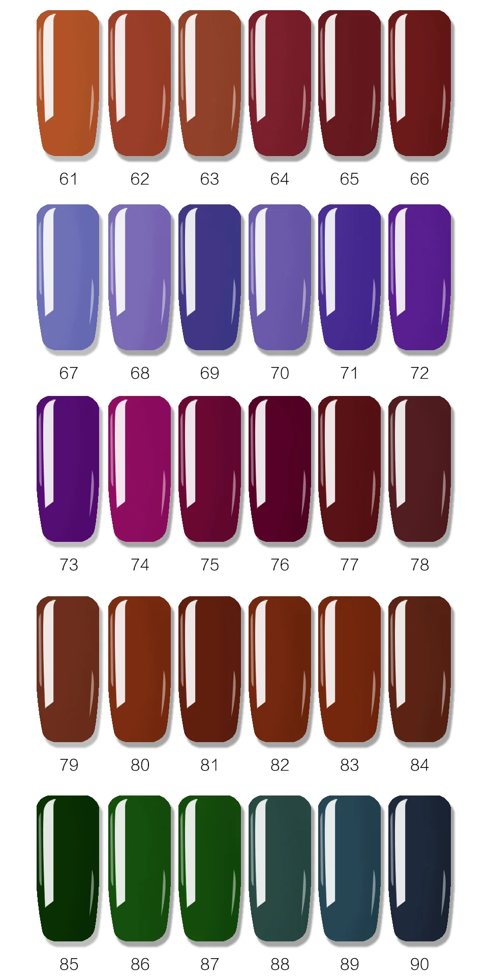 Ногтей Книги по искусству Дизайн 6 Цвет Soak Off UV Гель IBCCCNDC лак для ногтей Лаки 10 мл гель для ногтей полу постоянными лак лаки es маникюрный набор