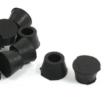 20 шт черный стул диване стол резиновая мебель ноги торцевые крышки 16 мм диаметр