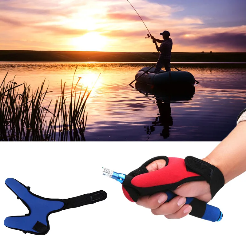

Outdoor Anti-skid Hand Finger Protector Adjustable Scratch-resistant Fishing Gloves