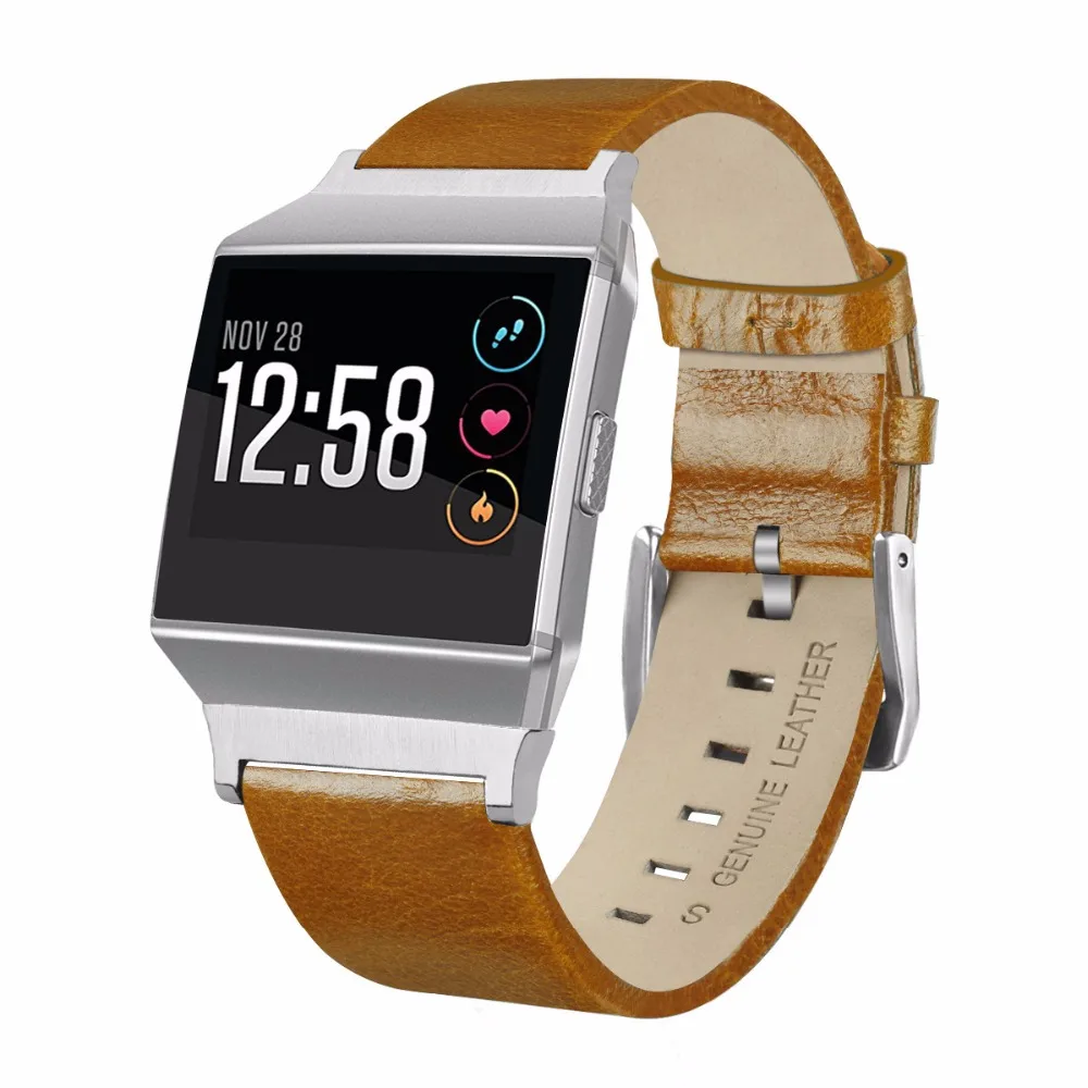 Кожаный ремешок для fitbit ионной замена Браслет наручные часы SmartWatch|leather strap band|strap