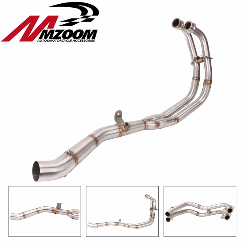 

Motorcycle Middle pipe Full System Exhaust Slip-On For Yamaha MT03 MT-03 YZF R3 R25 YZF-R3 YZF-R25 2014 to 2018 without exhaust