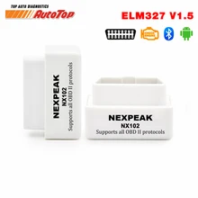 Лидер продаж ОДБ 2 OBD2 EML327 V1.5 Диагностический сканер для автомобиля EML 327 ELM 327 В 1.5 OBD2 Bluetooth адаптер в русский Автосканер