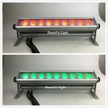 

58CM High Bright projector dmx rgb wall washer led 9x9w mini led bar waterproof