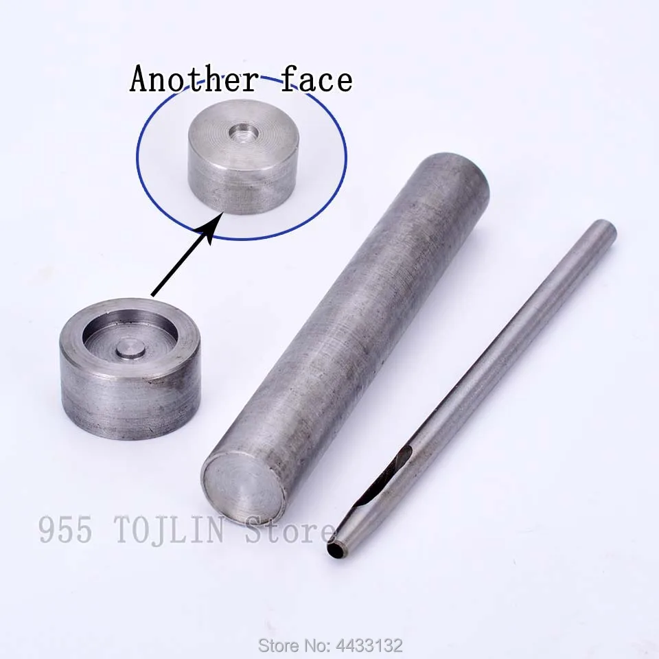 J-14mm18mm Magnetic snap fasten Leather Craft mould Snap Fastener Buttons Installation Tool Hand Punch Tool  DIY  Accessories 3