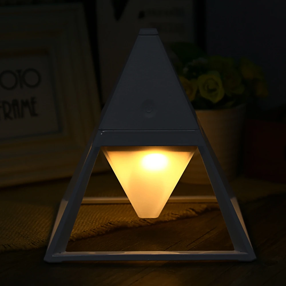 Gxdiffuser AC 100 240 В 4 Вт USB Перезаряжаемые светодиодные Настольная Light Touch затемнения