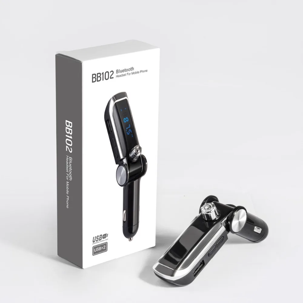 Миниатюрный fm передатчик Беспроводной V3.0 Авто Bluetooth автомобильный набор