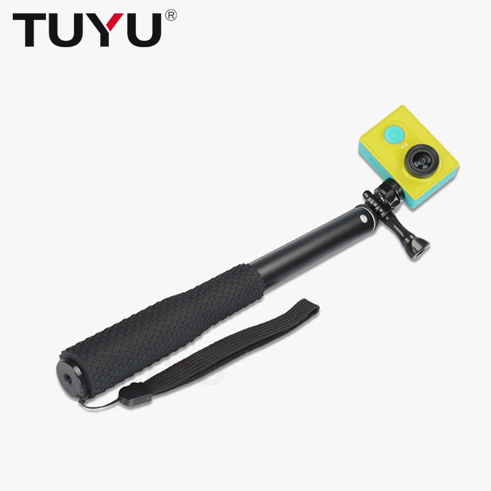 TUYU алюминиевый выдвижной ручной монопод для селфи Gopro gopro Go Pro Hero 5 3 4 SJCAM sj4000 SJ5000 Xiaomi