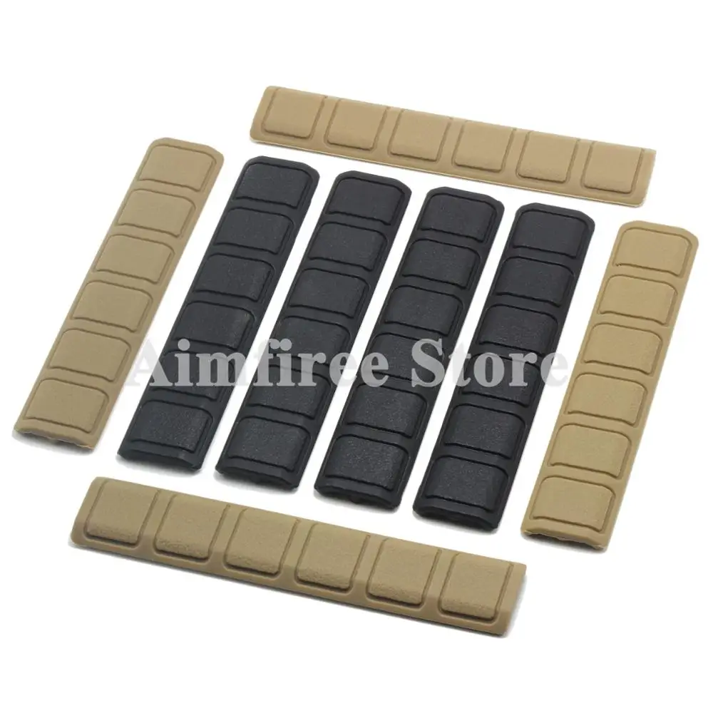 Тактический 4 шт. резиновый KeyMod мягкий рельсовый чехол рельсовые панели B Тип