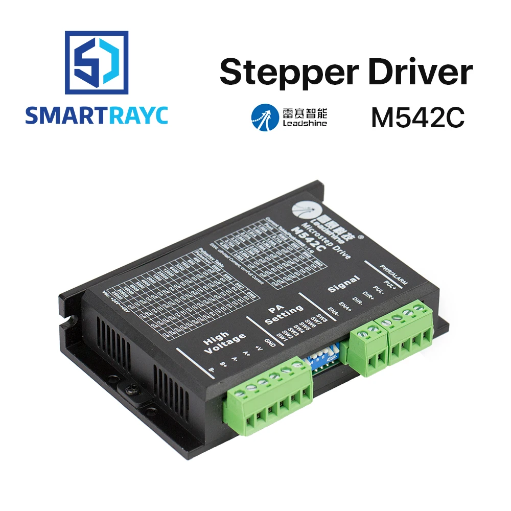 

Smartrayc Leadshine 2 Phase Stepper Driver M542C 20-50 VAC 1.0-4.2A