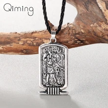 Женский кулон с анубисом ожерелье Древние египетские религиозные украшения египетские хиероглифы удивительное мужское ожерелье серебро Египетский Шарм