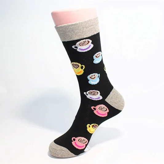 Всесезонные хлопковые мужские носки с героями мультфильмов, носки для женщин, забавные носки, носки для влюбленных