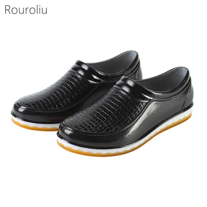 Rouroliu-Women-Kitchen-Work-Rain-Shoes-Waterproof-Water-Shoes-Woman ...