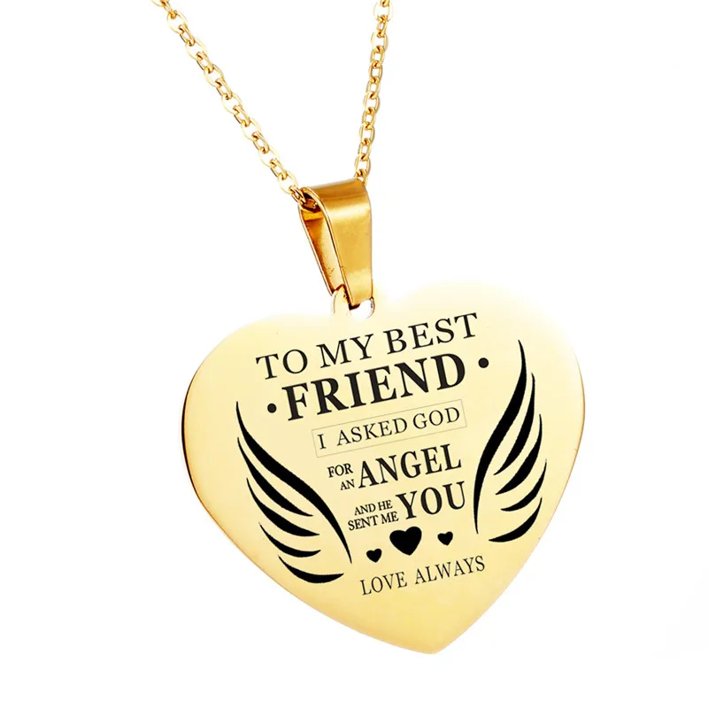Heart-to my friend-gold