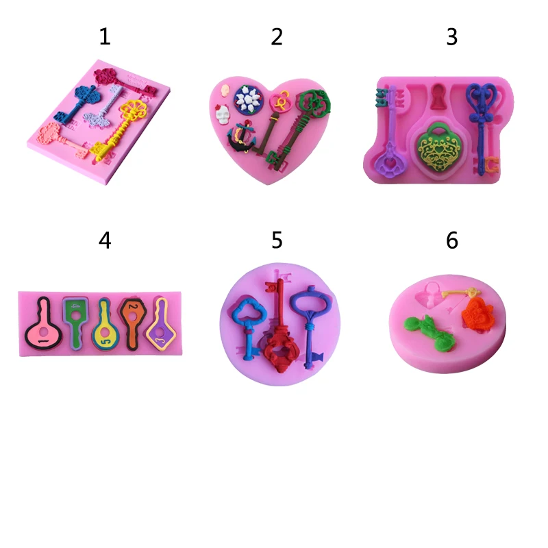 Силиконовый ключ помадка силиконовая форма для украшения торта инструменты