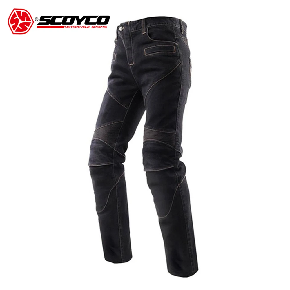 

SCOYCO Motorcycle Jeans Motorcycle Pants Trousers Men's Off-Road Racing Pants Motorbike Jeans with CE Protectors S-XXXL