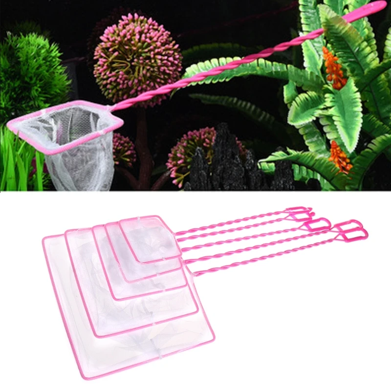 Aquarium Fishing Tank Net Plastic Soft Square Mesh Fish Shrimp Capture