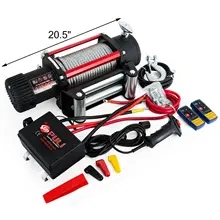 Для России, Электрическая Лебедка 12V веревочки тяги 6123 кг 13500lbs лодка канат трос лебедки двигатель