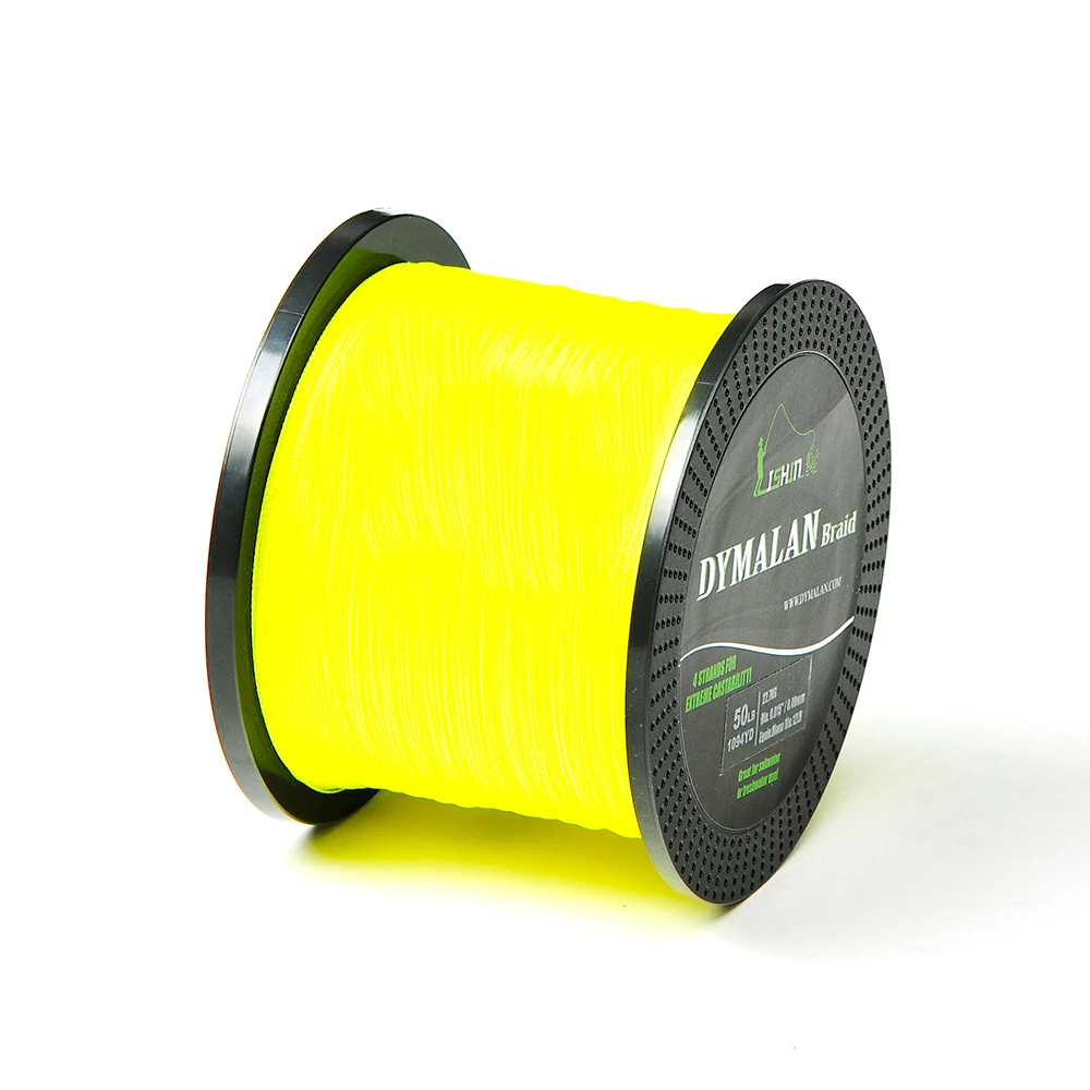 Dymalan 1000 м PE плетеная леска Multifilament 4 нити рыбалка шнур Карп лески 6 80LB море морской
