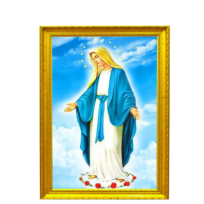 

Diamond Embroidery Diamond Picture Religious Diamond Cross Embroidery New 30*40Cm Religious Crystal Icon custom photo