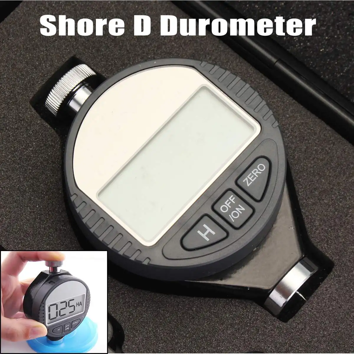 

High Quality Digital Shore D Durometer High Hardness Rubber Tester 100HD LCD Display Meter Digital Hardmeter