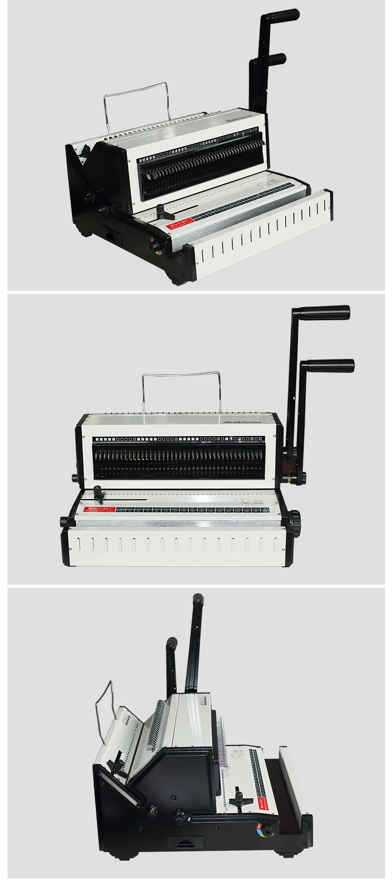 DC-2800 руководство 3:1& 2:1 машина для переплета провода книги машина для переплета провода размера А4 машина для переплета провода 40 отверстий машина для переплета провода