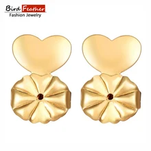 Модный золотой цвет серьги в форме сердца для женщин винтажные хрустальные цветы женские милые серьги-гвоздики OL Дамский стиль модные украшения