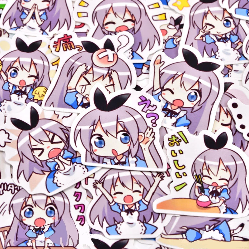 

40pcs cute self-made girls stickers /scrapbooking for phone car Label Decorative Stationery Stickers DIY Diary Album toy Sticker