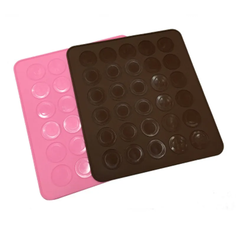 Bakery Tools Silicone Baking Mat Pastry Accessories Cookie Stencil Macaron Food Grade High Temperature Cake/Egg Tart Mold